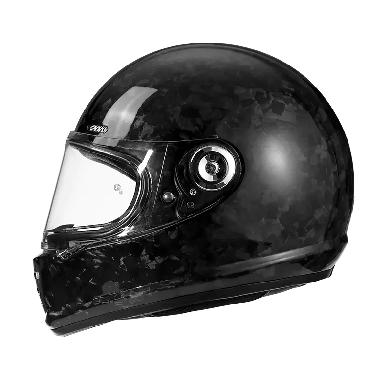 68 Carbonfaser-Integral-Motorradhelm DOT-Standard-Motocross-Helm