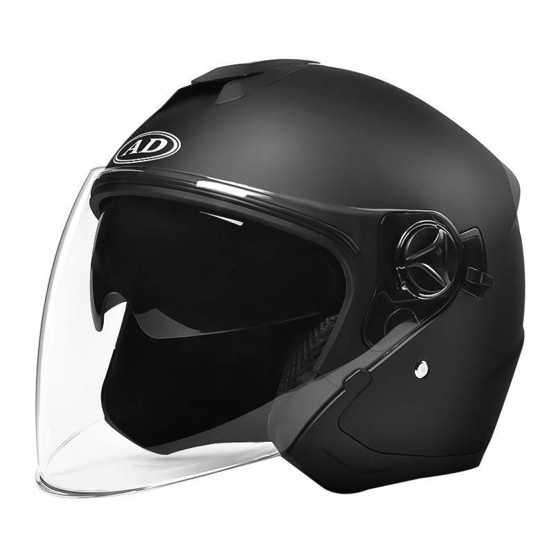 668 Motorradhelm mit offenem Gesicht, Doppelvisier, Motocross-Helm