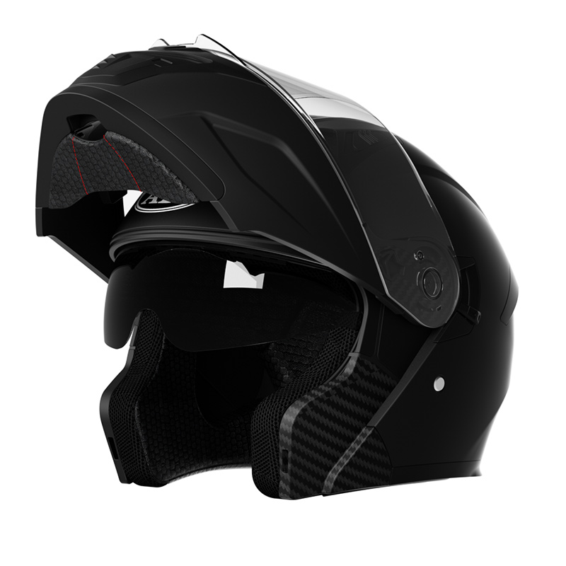 K9 Safety DOT Standard Klapp-Motorradhelm, Doppelvisier, Motocross-Helm