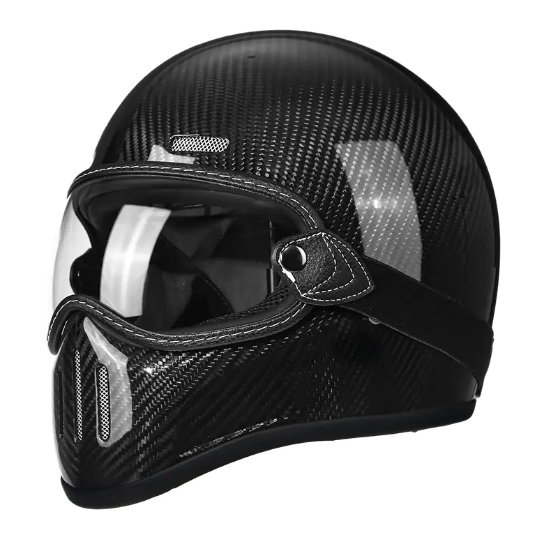 MT801 Kohlefaser-Integral-Motorradhelm, Motocross-Helm