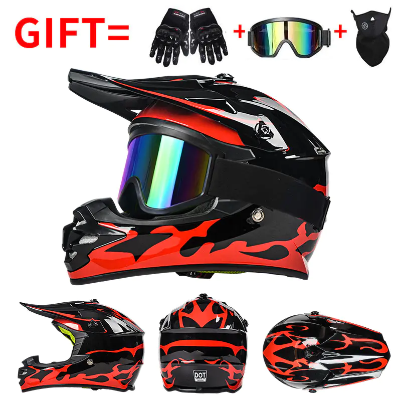 RY001 Kinder-Mountainbike-Offroad-Helm DOT-Motorradhelm