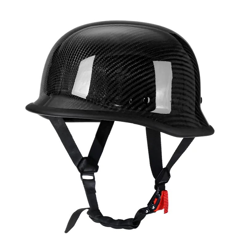 M35 Kohlefaser Retro Motorradhelm Motocross Half Face Helm